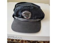 Retro police winter hat