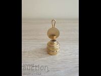 Bronze gas lamp - miniature!