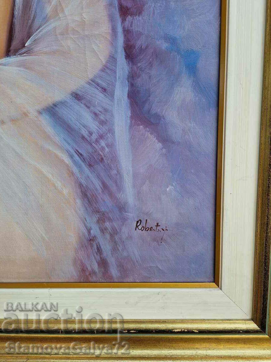 O minunată pictură mare în ulei pe pânză - 6 O minunată pictură mare în ulei pe pânză - 6