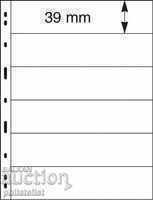 Lindner Uniplate postage stamp sheets with 6 rows black Lindner Uniplate postage stamp sheets with 6 rows black