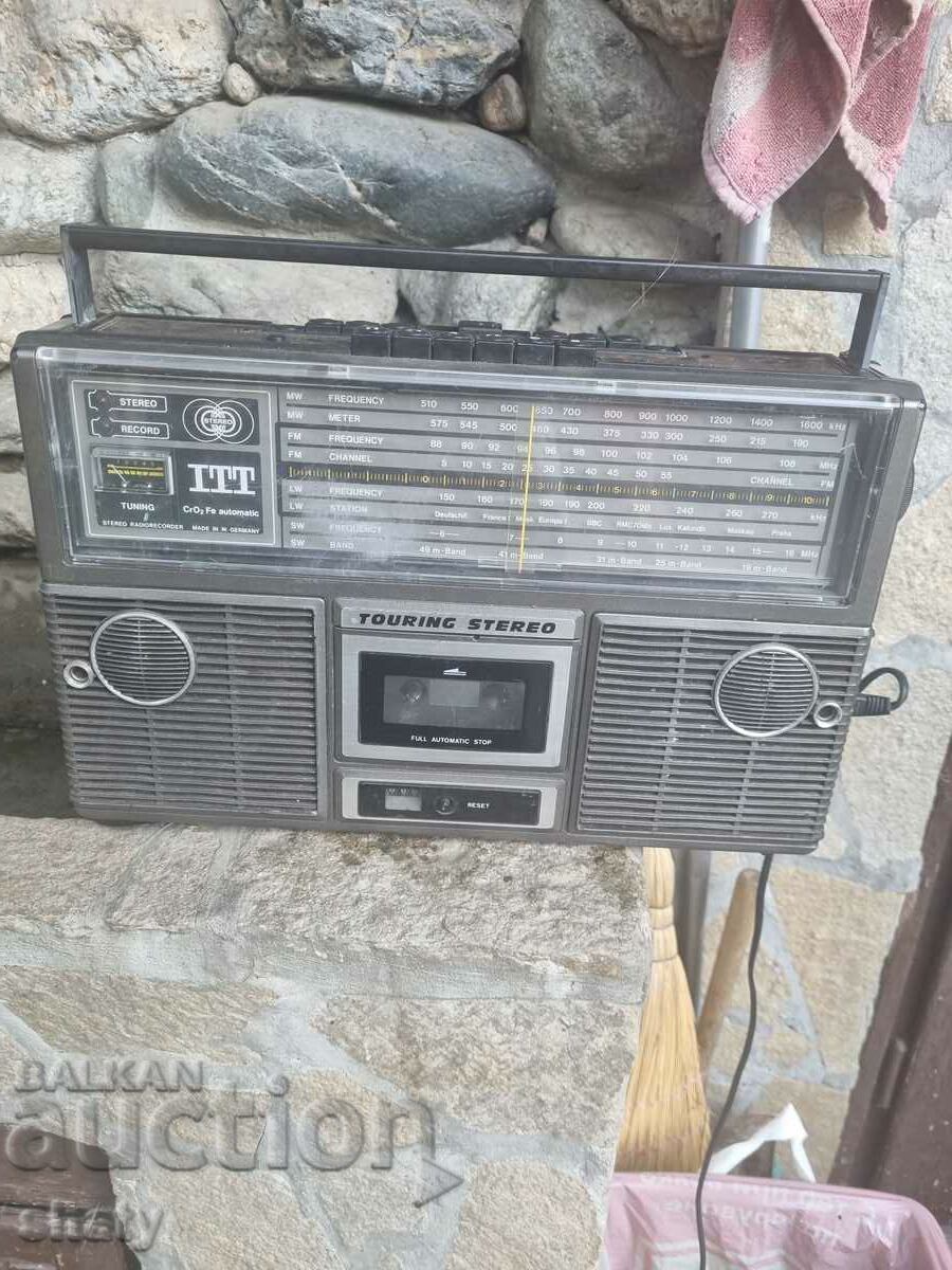 Old ITT cassette player