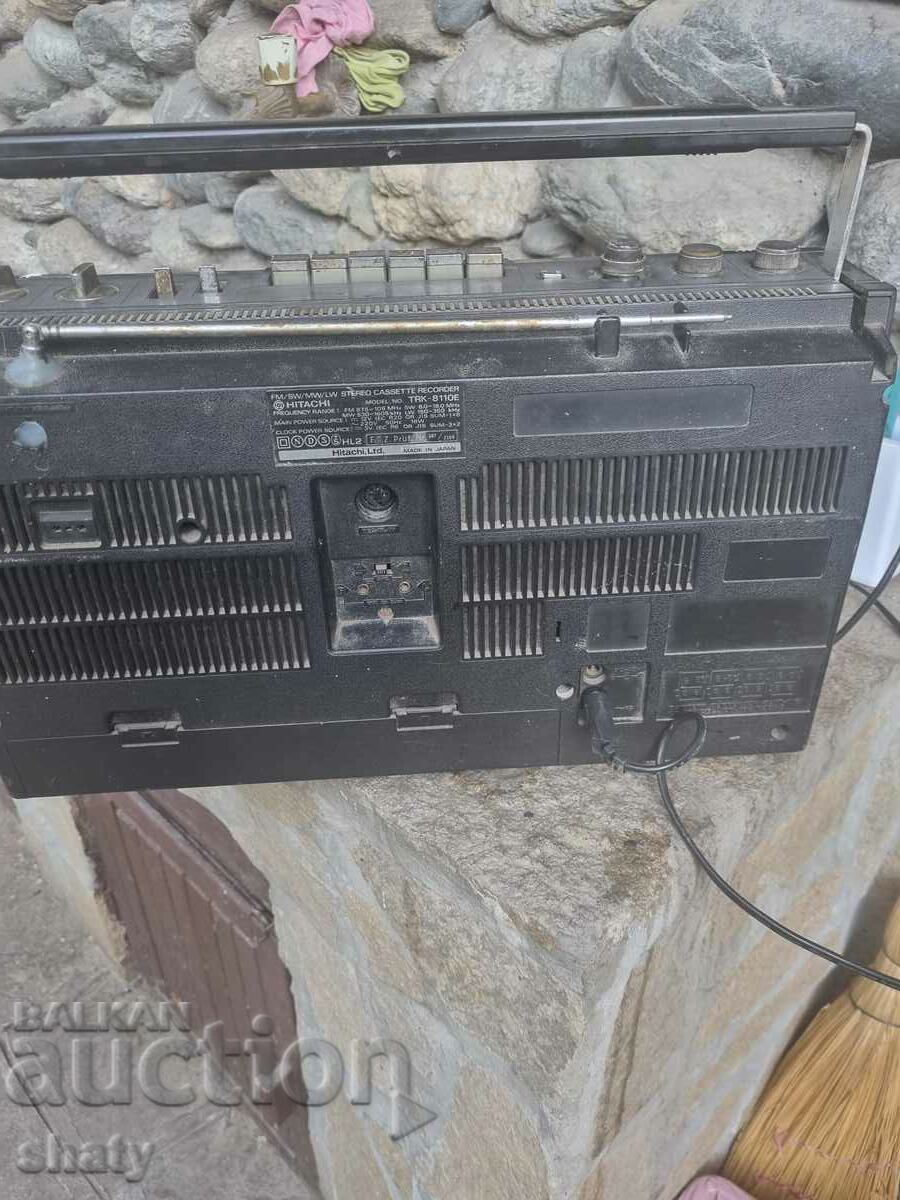 Old Hitachi cassette player - 7 Old Hitachi cassette player - 7