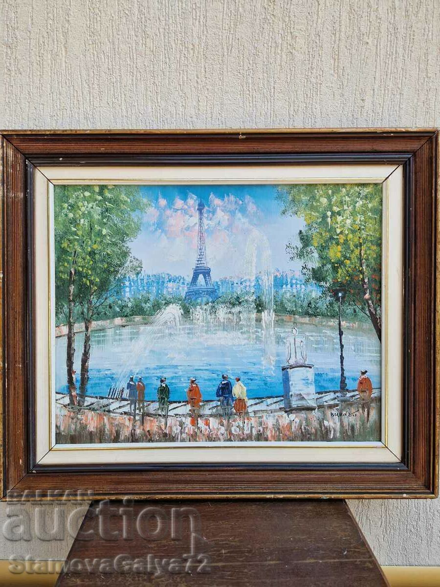 Beautiful antique oil on canvas painting with price 177.00 BGN | € 90.50 Beautiful antique oil on canvas painting with price 177.00 BGN | € 90.50