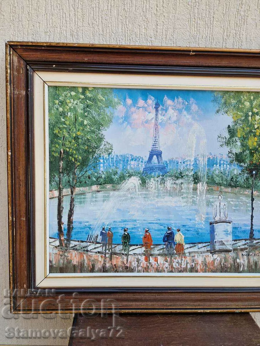 Beautiful antique oil on canvas painting - 5 Beautiful antique oil on canvas painting - 5