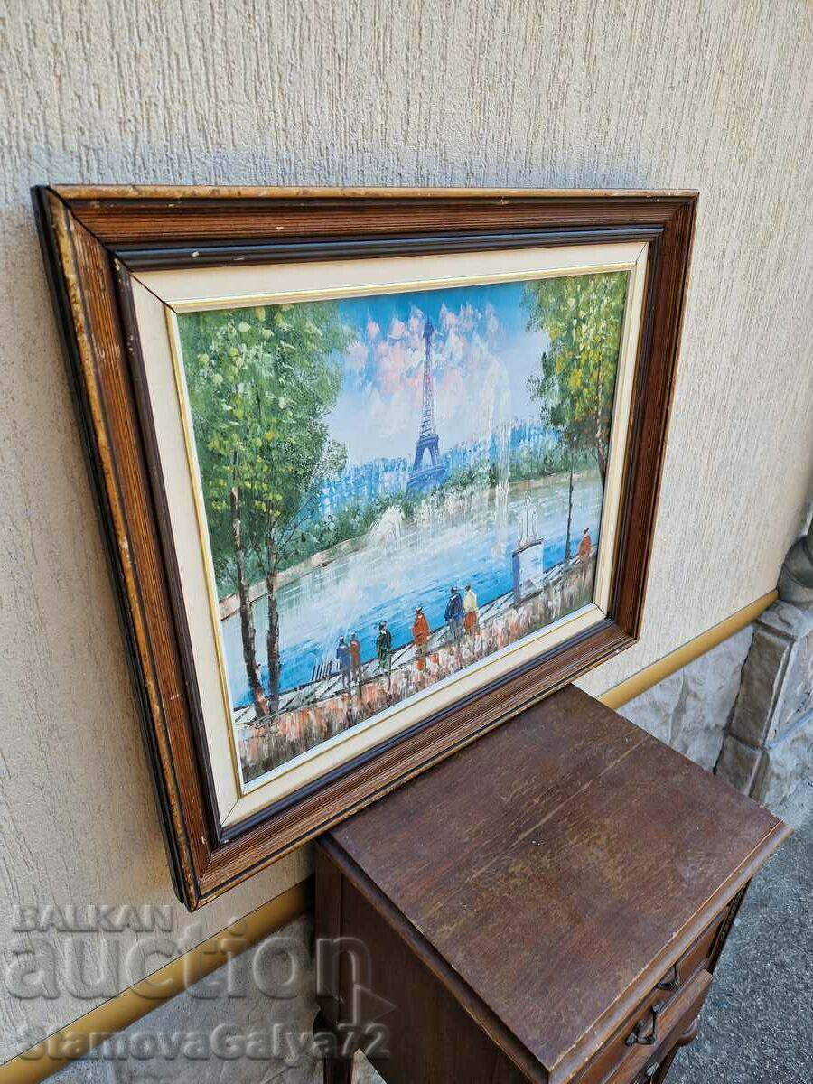 Beautiful antique oil on canvas painting - 6 Beautiful antique oil on canvas painting - 6