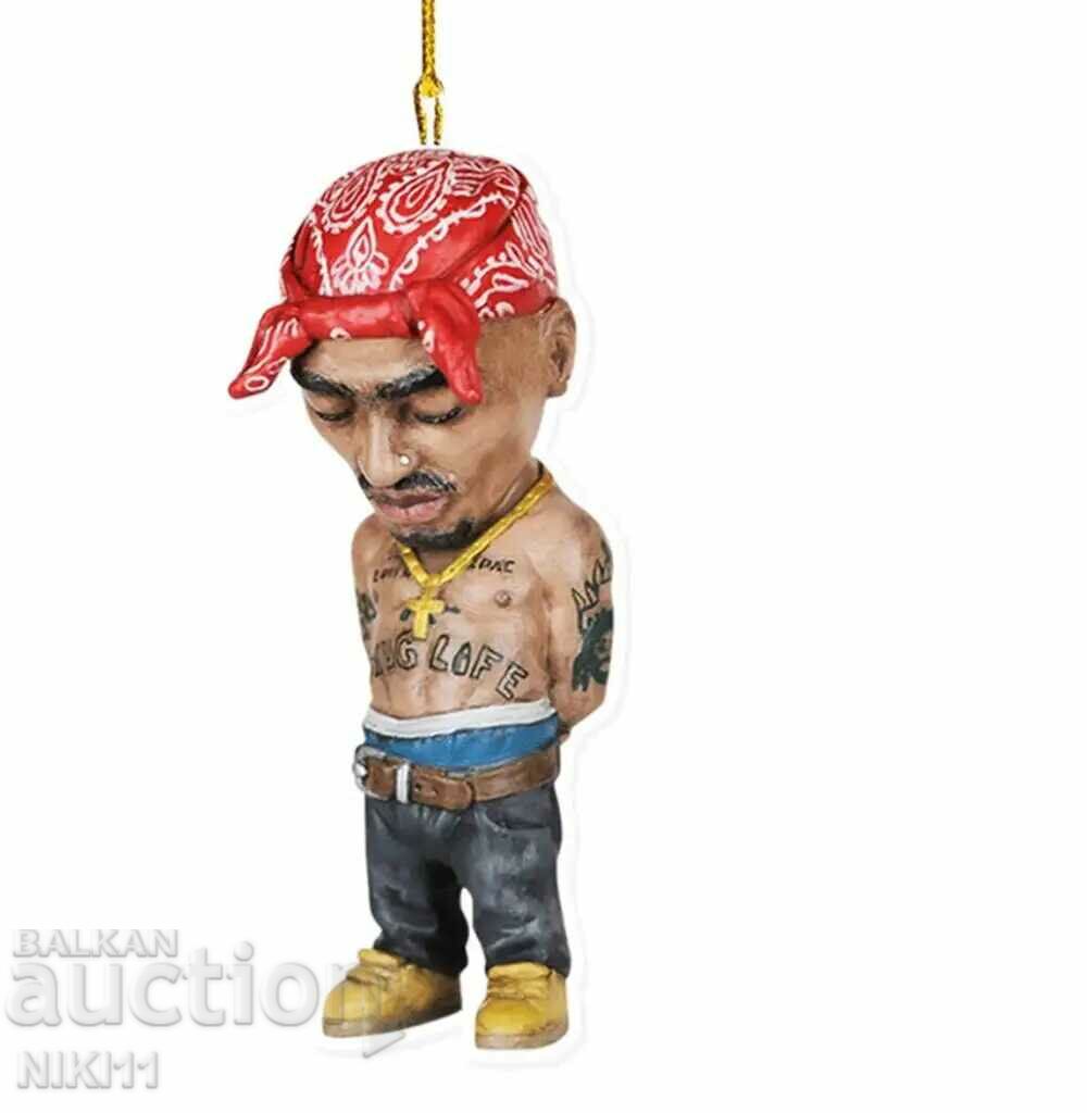 Tupac Shakur figure, 2Pac Rap figure keychain decoration with price 9.00 BGN | € 4.60