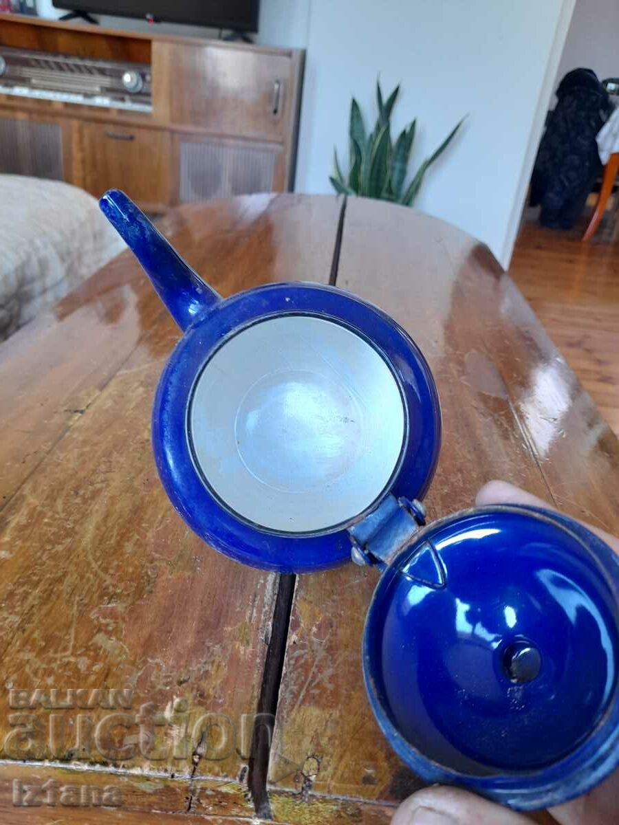 Old enamel teapot - 5 Old enamel teapot - 5
