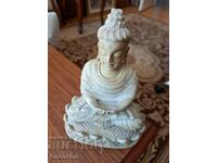 Marble Buddha statuette