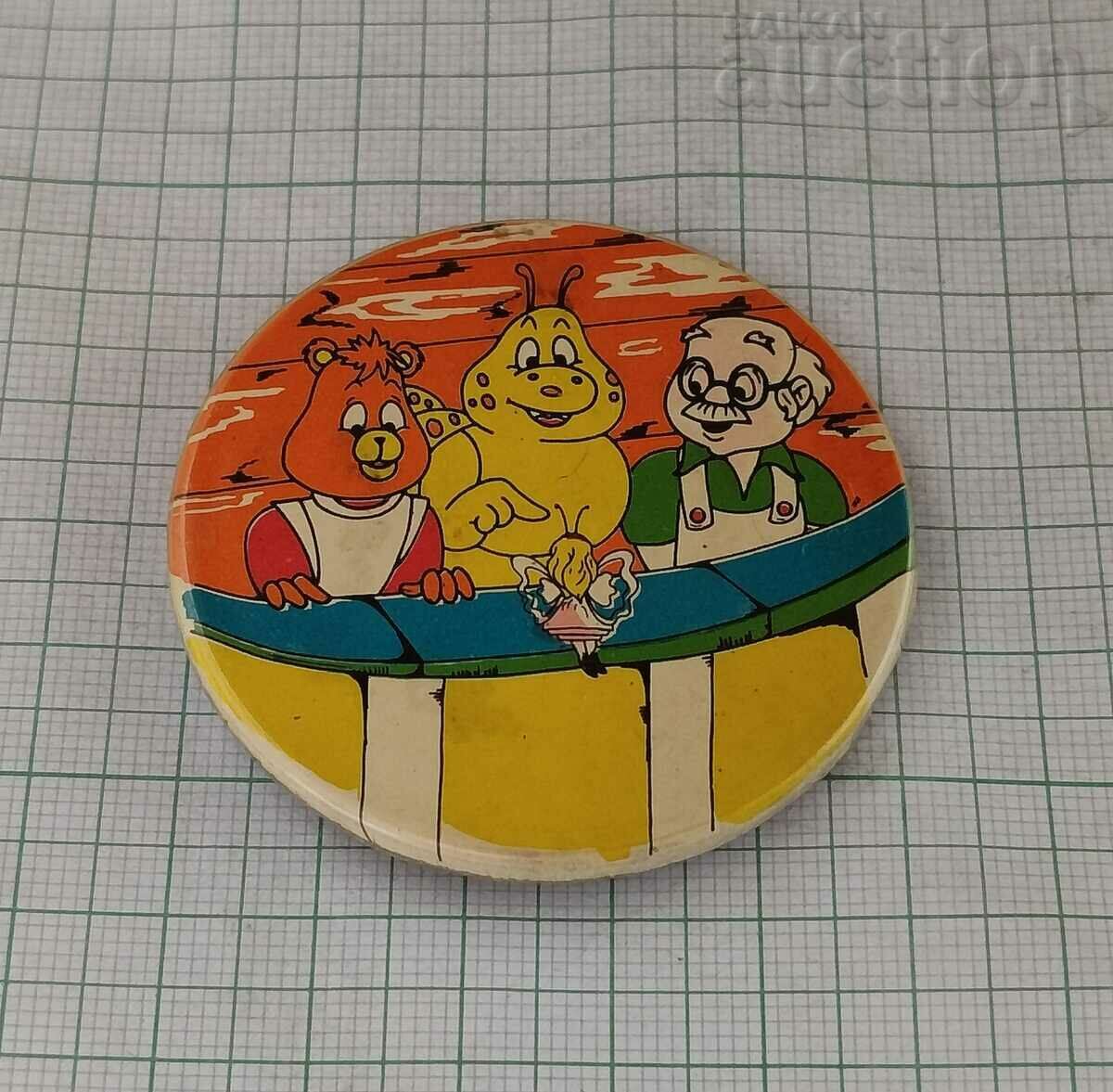 THE ADVENTURES OF RUXPIN BEAR BADGE