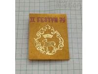 SECOND FESTIVAL 1979. POLISH BADGE