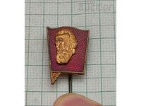 DIMITAR BLAGOEV ENAMEL BADGE