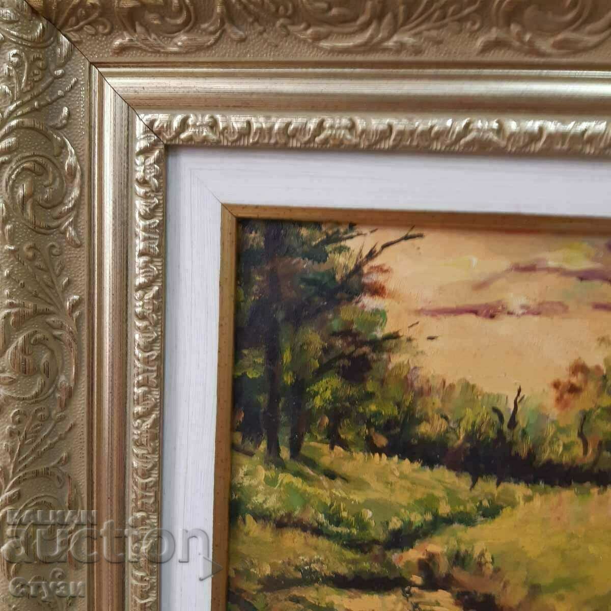 Licitație Ivan Kozhuharov (1934-1994), ulei, 19 x 25,5 cm, certificat