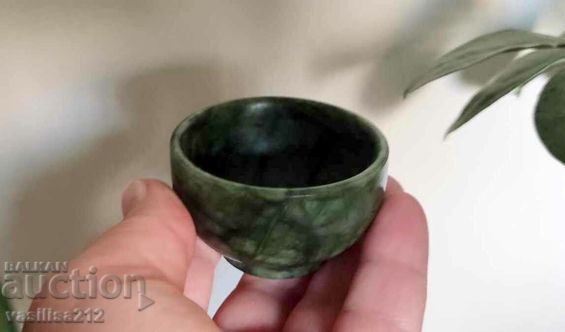 A jade bowl