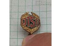 DTSB SPORTS FEDERATION GDR/GERMANY BADGE ENAMEL