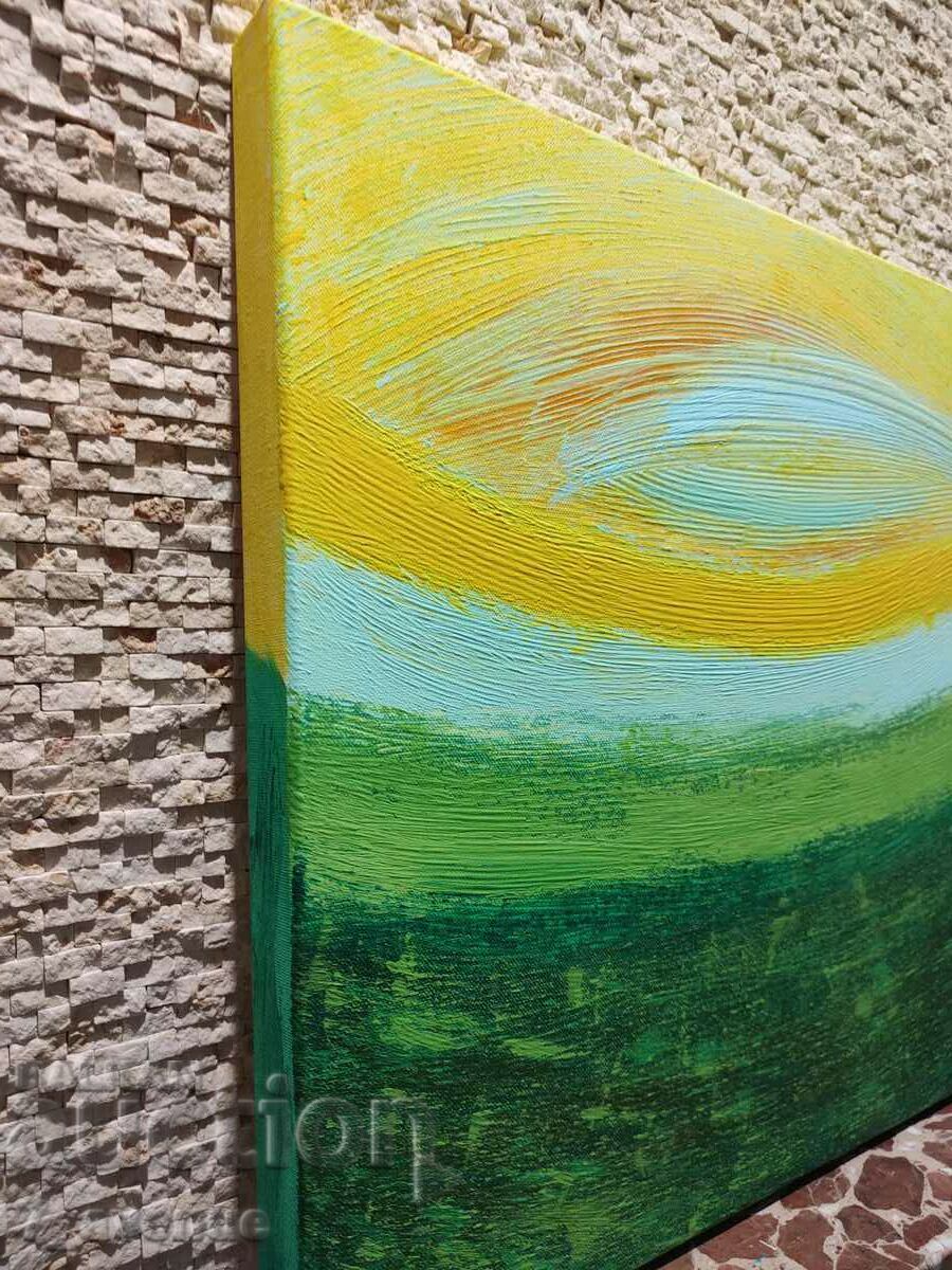 Delivery of Author's painting - acrylic/canvas, 50/50 cm, "Bulgaria through .. Delivery of Author's painting - acrylic/canvas, 50/50 cm, "Bulgaria through ..