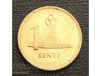 Λεσότο. 1 Sente 1992 UNC.