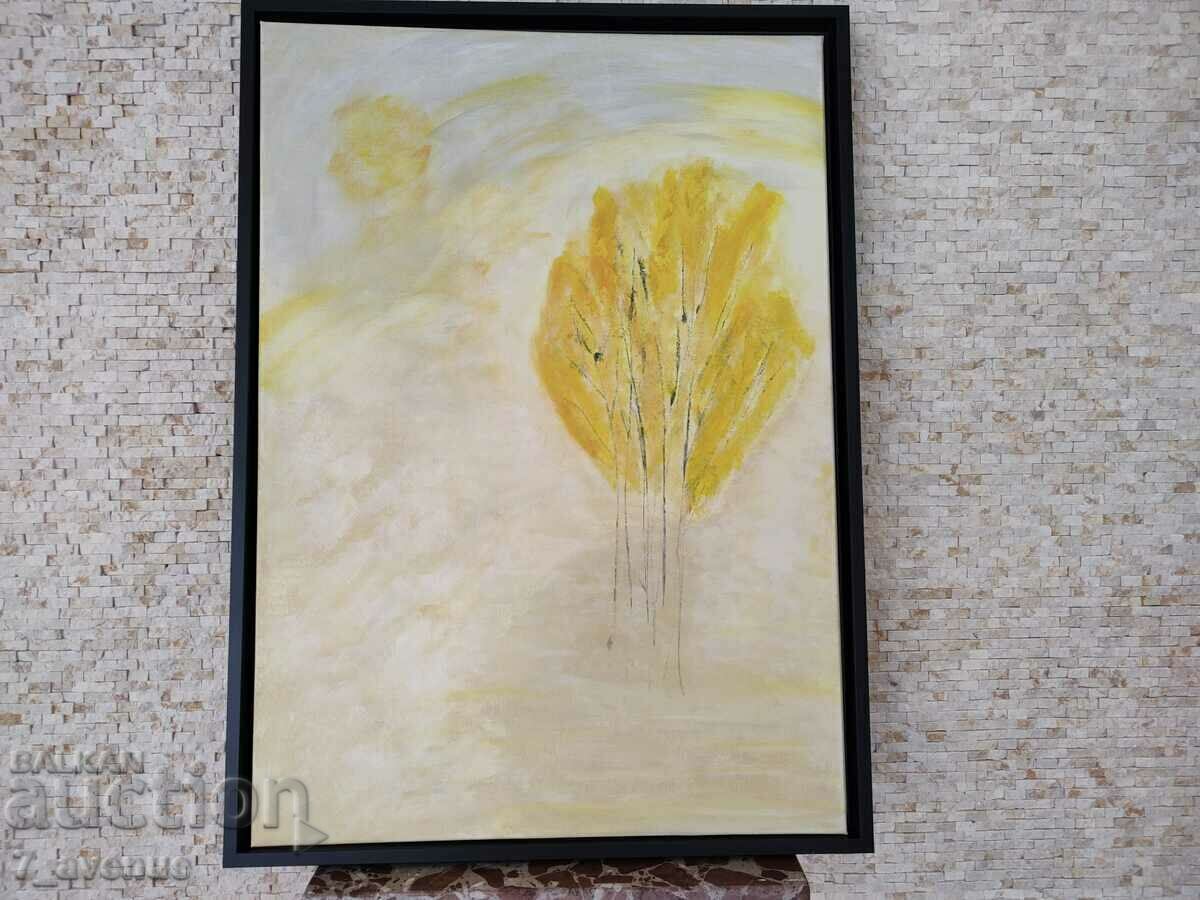 Original painting acrylic on canvas, 50/70 cm, "At dawn" with price 299.00 BGN | € 152.88 Original painting acrylic on canvas, 50/70 cm, "At dawn" with price 299.00 BGN | € 152.88