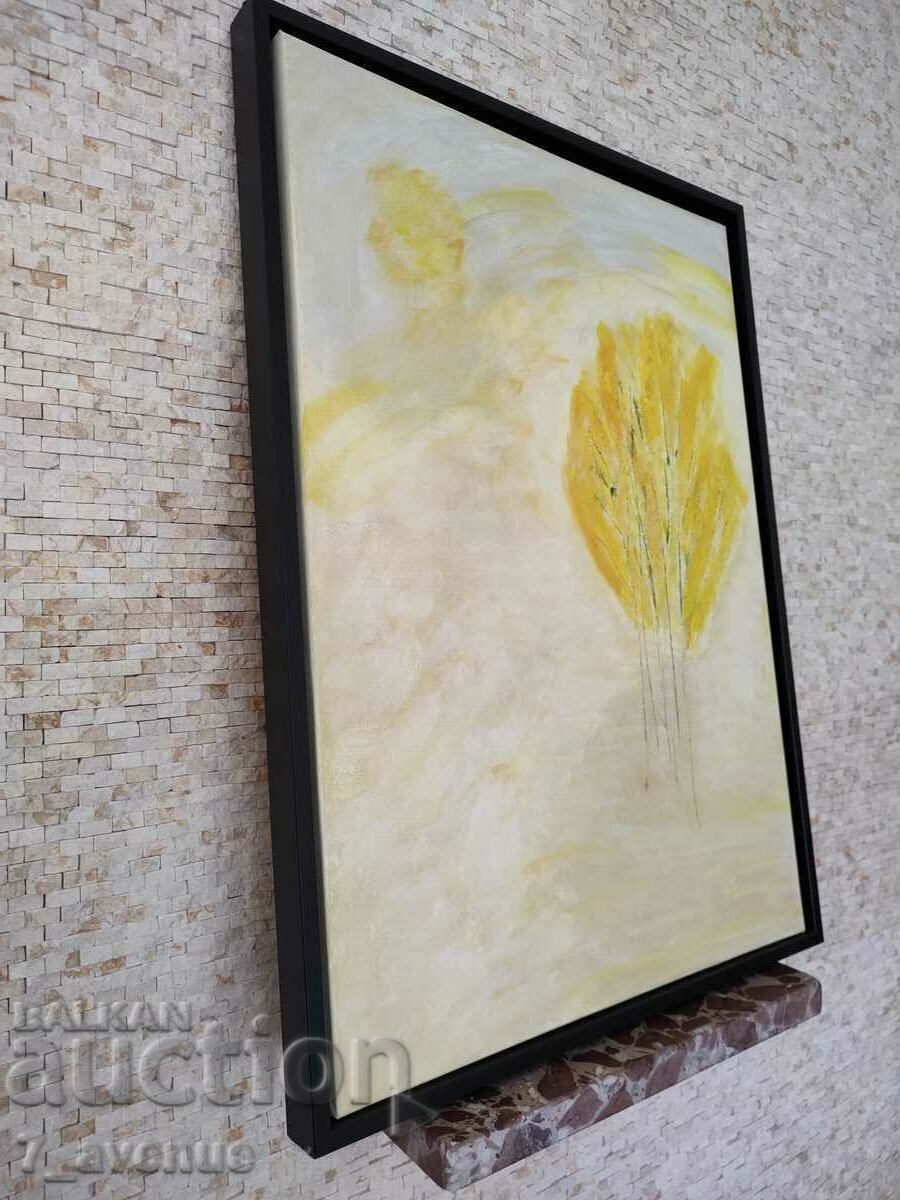 Auction Original painting acrylic on canvas, 50/70 cm, "At dawn" Auction Original painting acrylic on canvas, 50/70 cm, "At dawn"