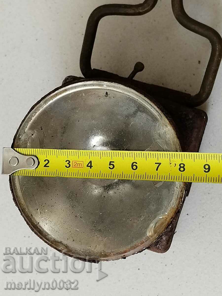 Old GERMAN military flashlight lamp searchlight WW1 WW2 with price 65.00 BGN | € 33.23