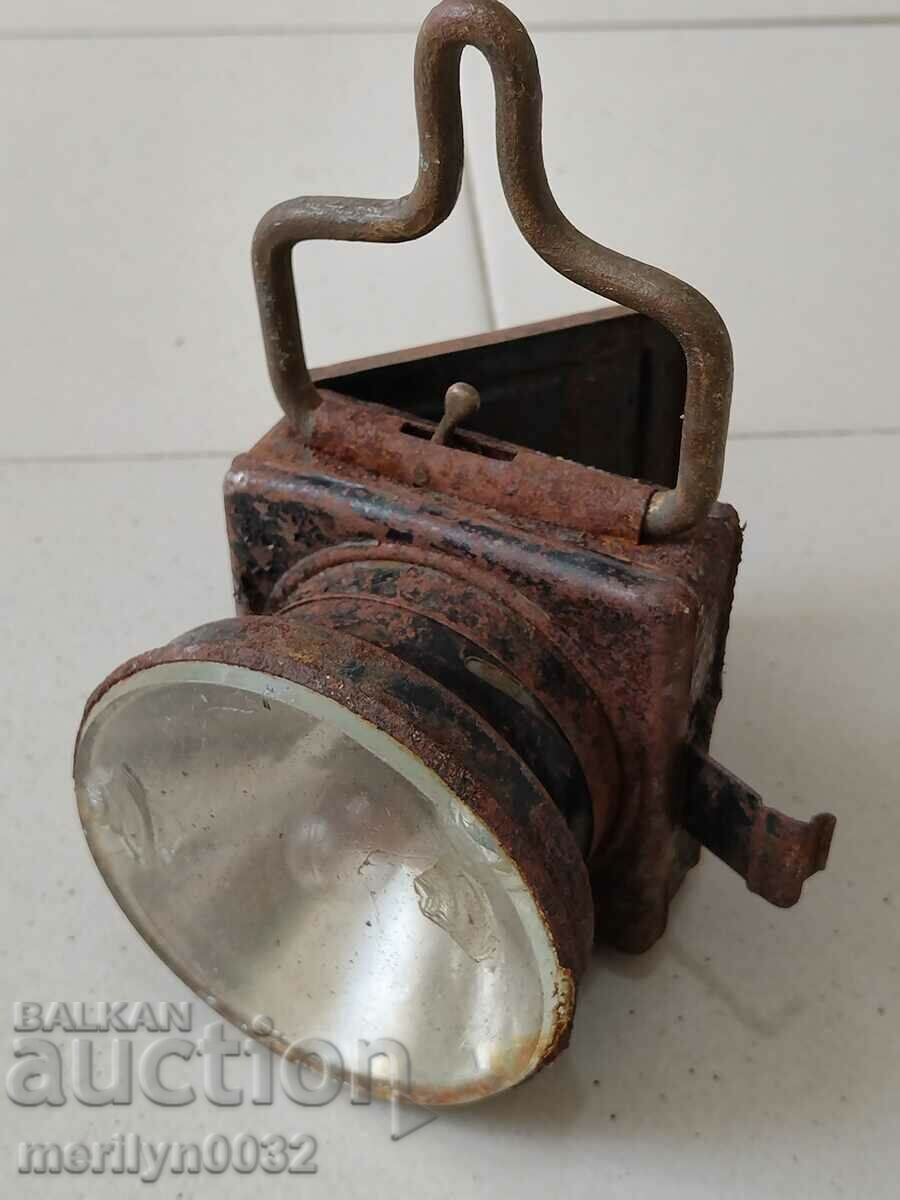 Auction  Old GERMAN military flashlight lamp searchlight WW1 WW2