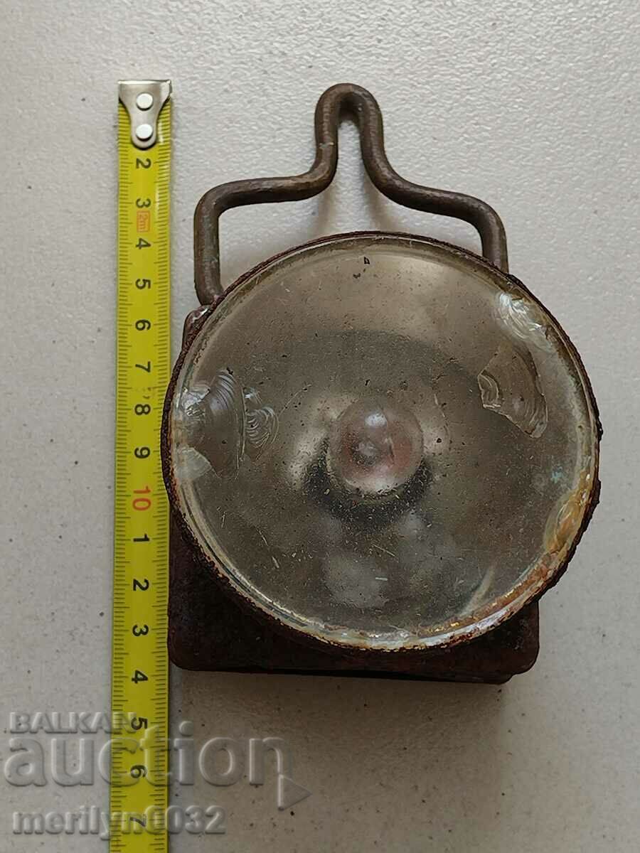 Old GERMAN military flashlight lamp searchlight WW1 WW2 - 6