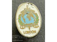 37953 England Police Badge Interpol London Police Enamel