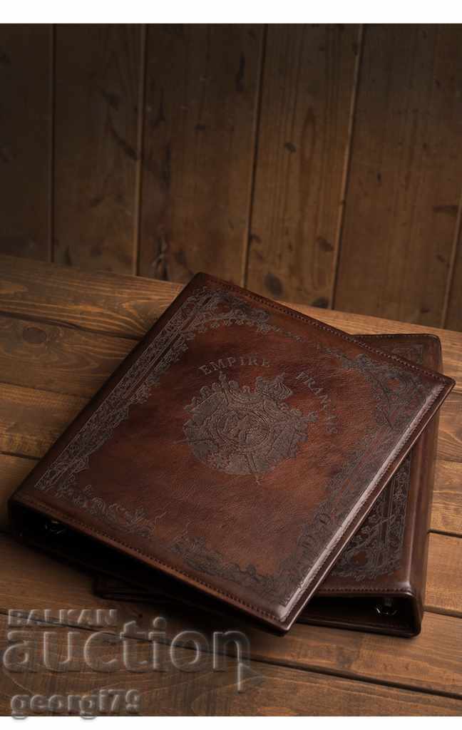 Luxury folder natural leather French Empire - 5 Luxury folder natural leather French Empire - 5