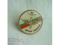 Badge - 55 years aviators-pilots