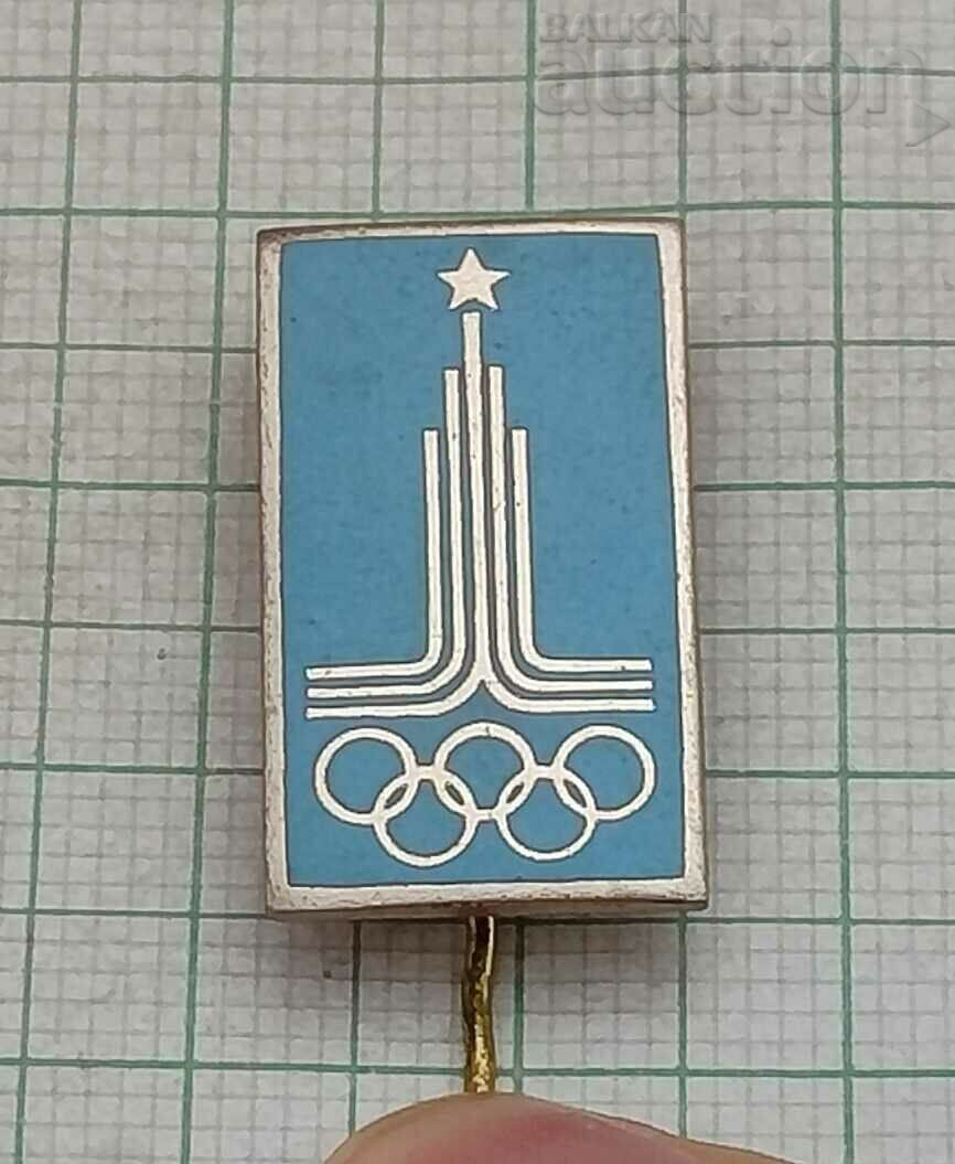 JOCUL OLIMPII DE LA MOSCOVA 1980 LOGO BADGE EMAIL