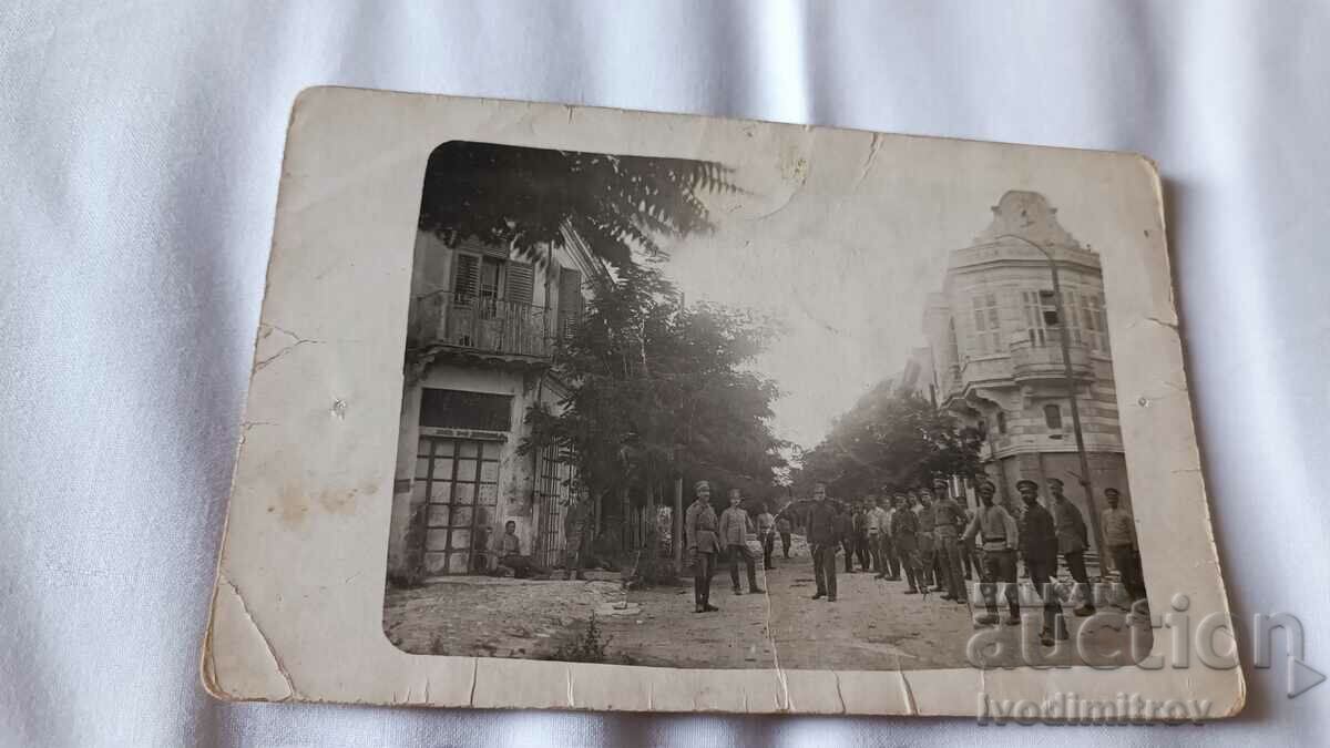 Photo Skopje Officers and soldiers on the street