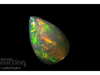 Opal etiopian 1,08 ct Cabochon în formă de lacrimă