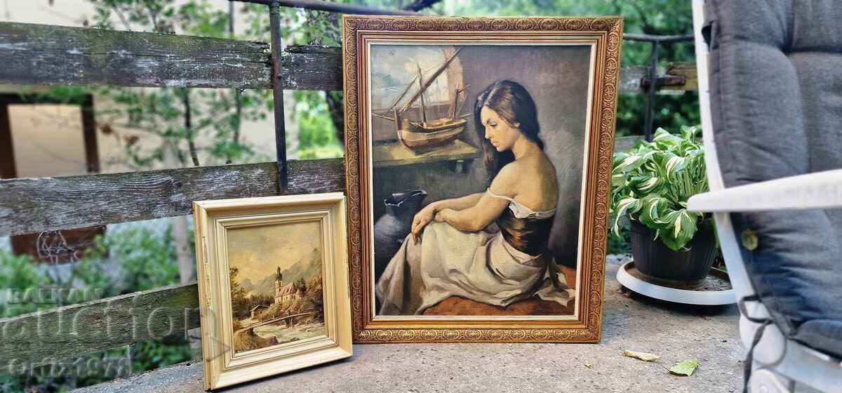 Francisco Ribera – Pictură veche mare pe pânză, 85cm/ 68cm - 5 Francisco Ribera – Pictură veche mare pe pânză, 85cm/ 68cm - 5
