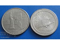 USA - 25 cents (2 pieces) 5