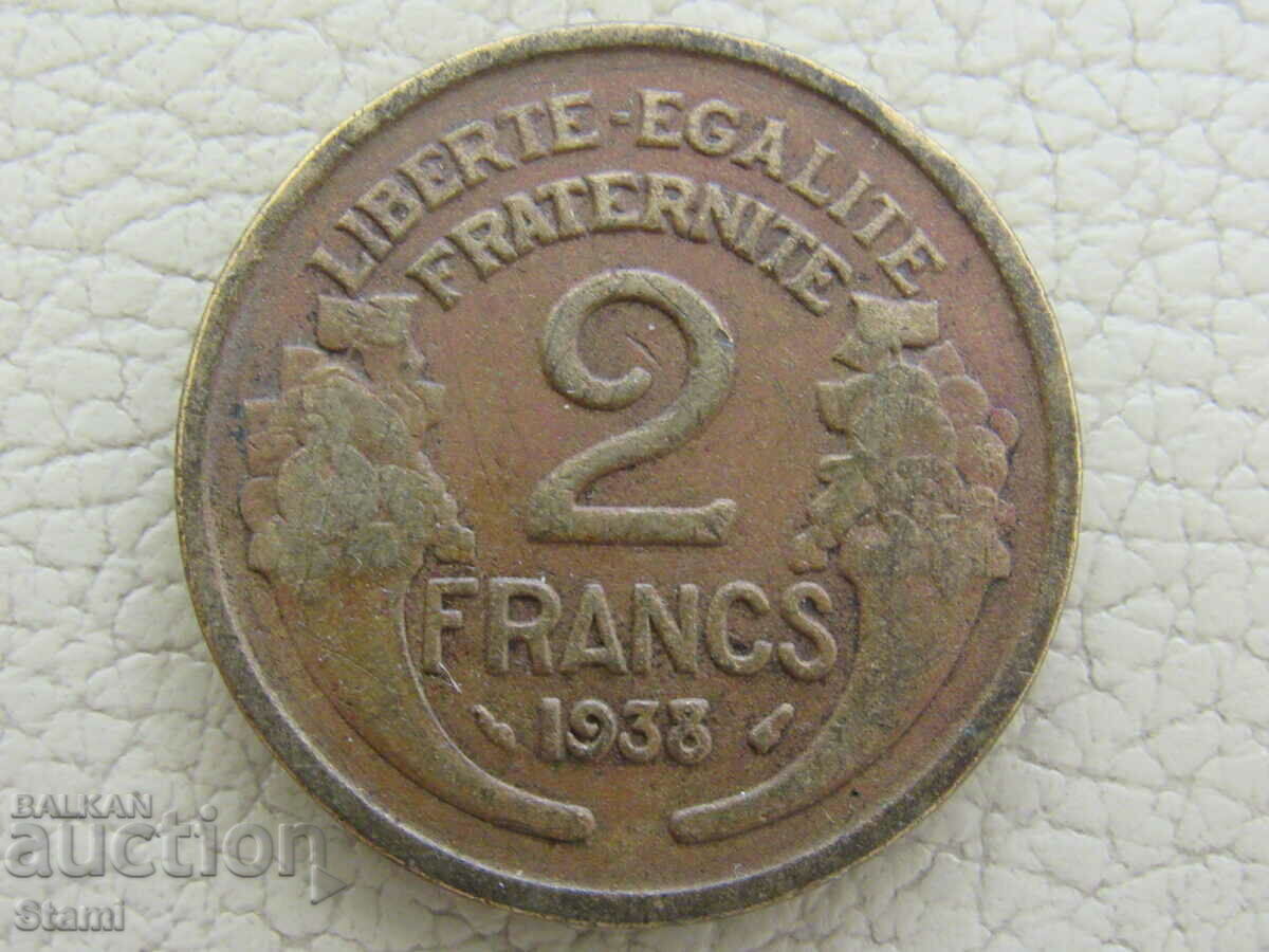 France - 2 francs, 1933 - 501W