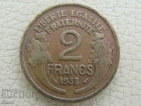 Franța - 2 franci, 1933 - 501W