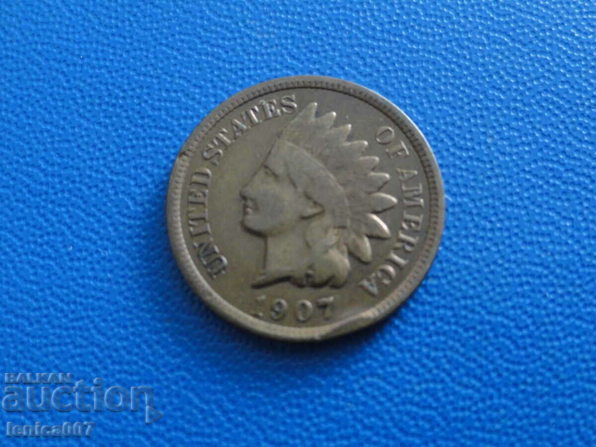 USA 1907 - 1 cent - 5 USA 1907 - 1 cent - 5