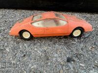 Old plastic toy model car