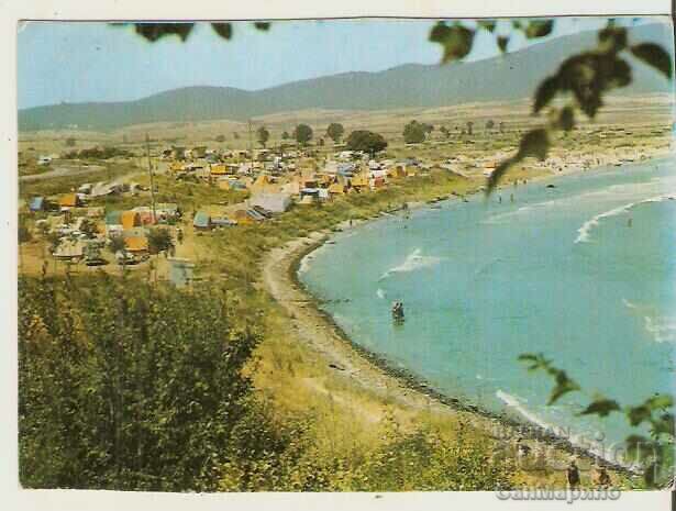 Κάρτα Bulgaria Sozopol Camping "Golden Fish"**