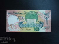 SEYCHELLES (SEYCHELLES) 10 RUPII 1989 NOU UNC