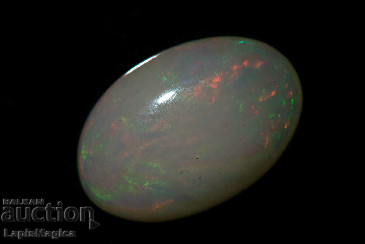 Auction Ethiopian Opal 3.78ct Oval Cabochon Auction Ethiopian Opal 3.78ct Oval Cabochon