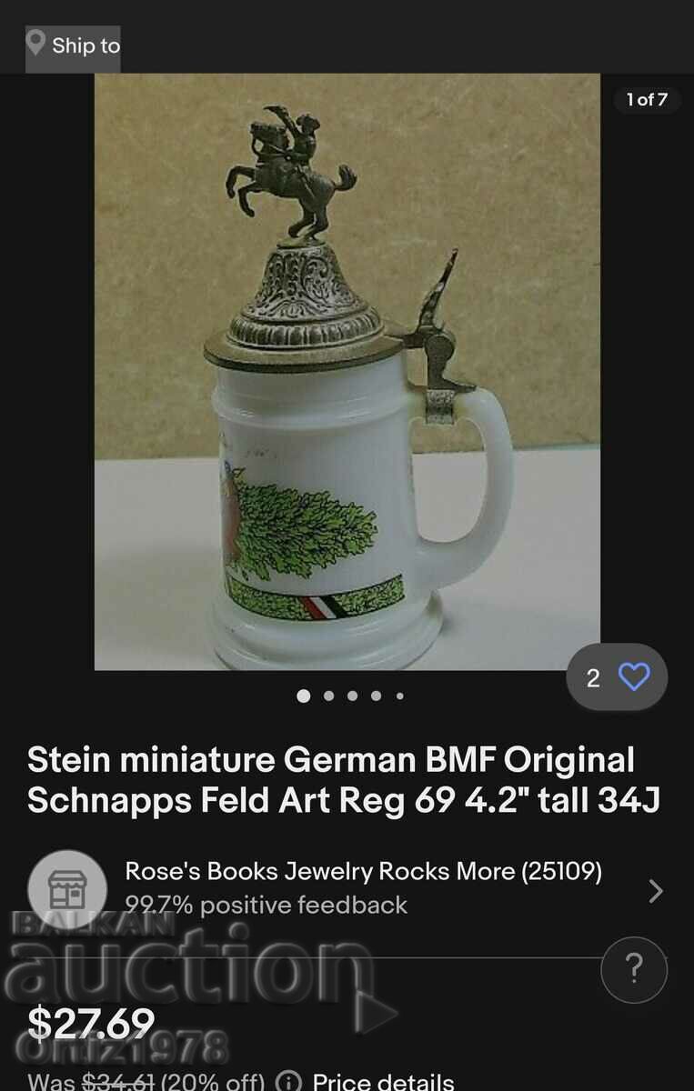 Delivery of Mini mug marked BMF Germany, 11cm Delivery of Mini mug marked BMF Germany, 11cm