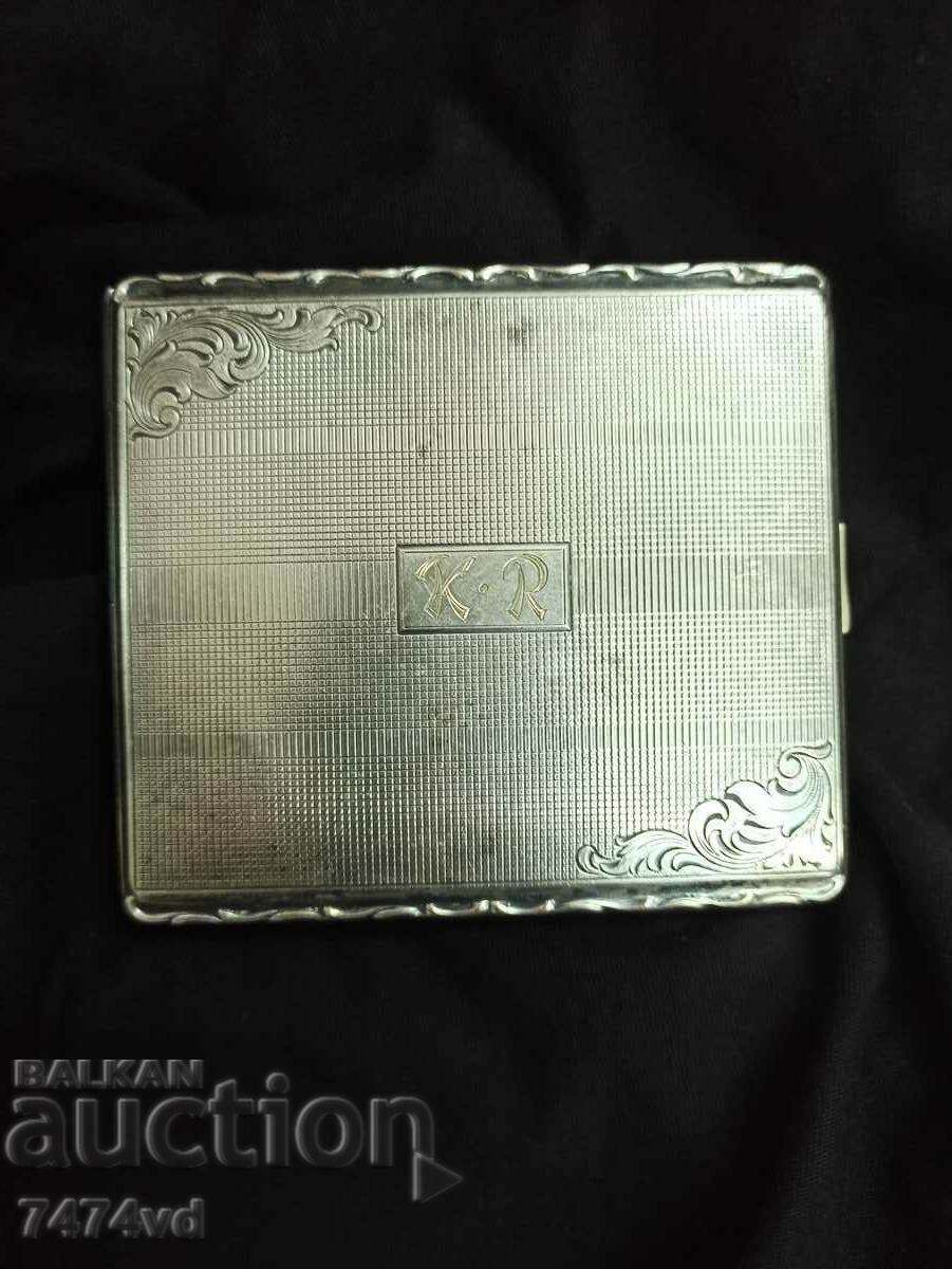 Old Silver Plated German Vintage Snuffbox