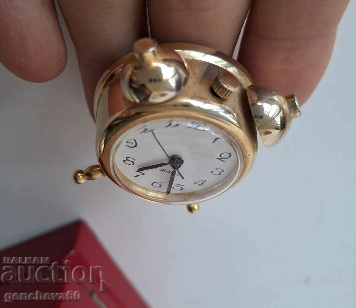 UNIQUE!!! Mechanical mini alarm clock for collection - 6 UNIQUE!!! Mechanical mini alarm clock for collection - 6