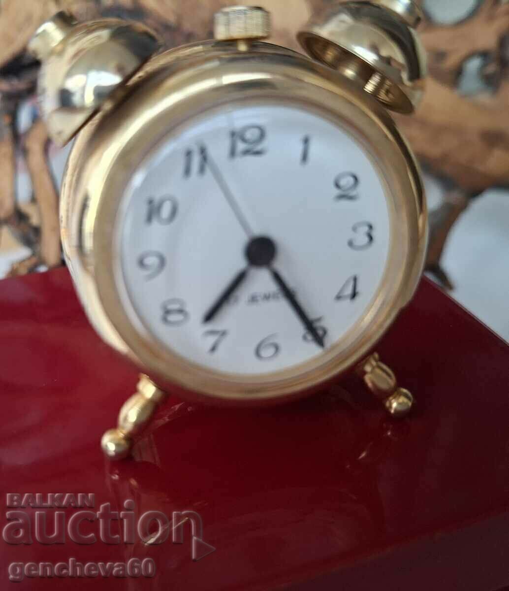 UNIQUE!!! Mechanical mini alarm clock for collection - 7 UNIQUE!!! Mechanical mini alarm clock for collection - 7