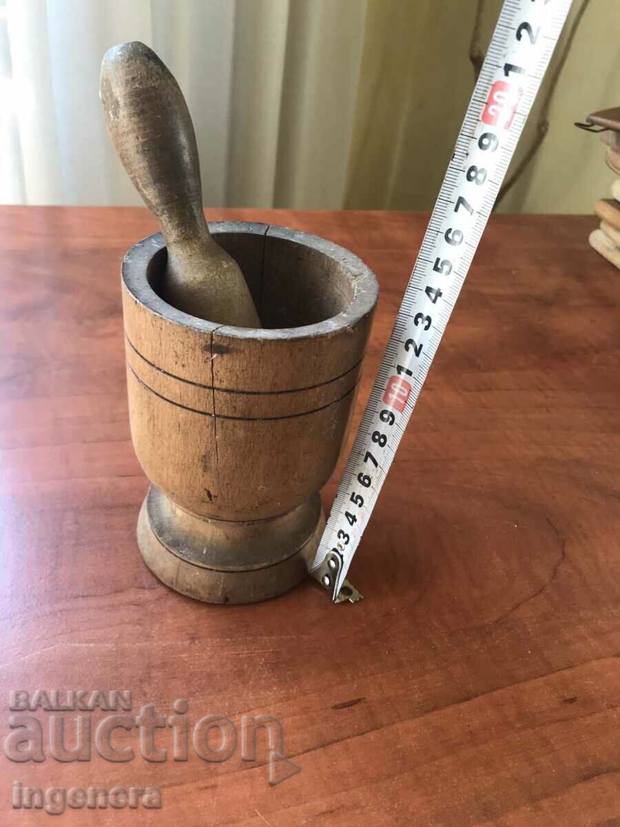 MORTARE MORTARE LEMN BLOCAT ANTIC ETNIC cu preț 19.00 BGN | € 9.71 MORTARE MORTARE LEMN BLOCAT ANTIC ETNIC cu preț 19.00 BGN | € 9.71