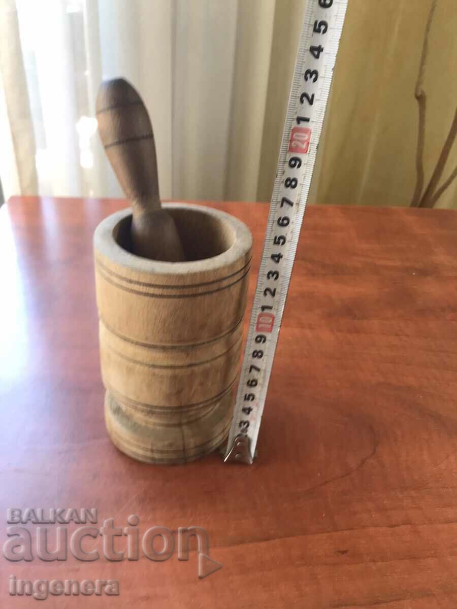 MORTAR MORTAR WOOD KNOCK ANTIQUE with price 19.00 BGN | € 9.71 MORTAR MORTAR WOOD KNOCK ANTIQUE with price 19.00 BGN | € 9.71