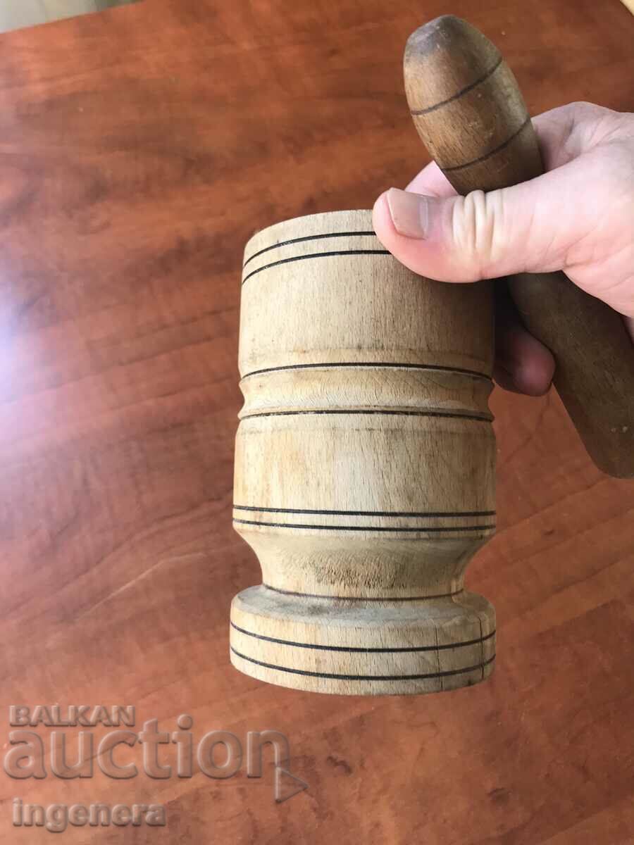 Auction MORTAR MORTAR WOOD KNOCK ANTIQUE Auction MORTAR MORTAR WOOD KNOCK ANTIQUE