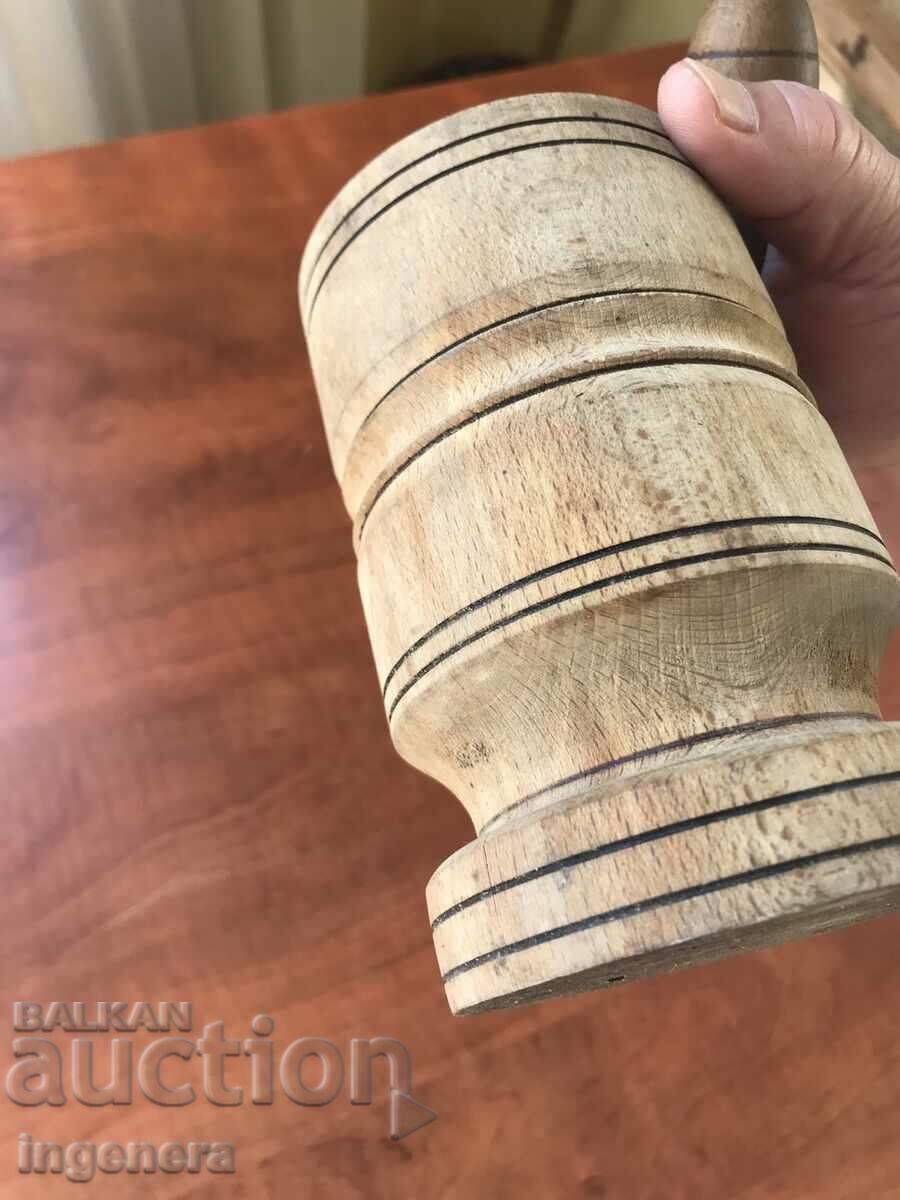 Delivery of MORTAR MORTAR WOOD KNOCK ANTIQUE Delivery of MORTAR MORTAR WOOD KNOCK ANTIQUE