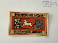 Germany notgeld 75 pfennig 1921 year Braunschweig