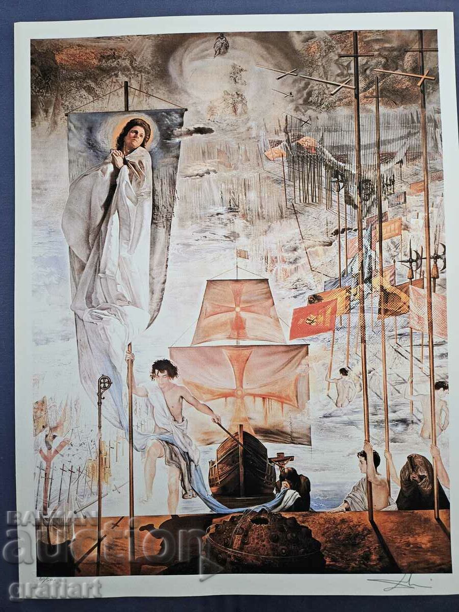 Salvador Dali lithograph